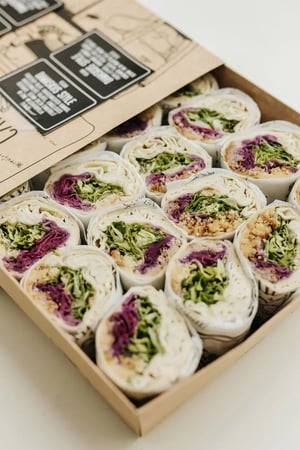Wrapstars Box mit Wrap Hälften