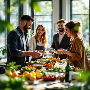 Biz Imagebild - gesunde Ernährung bei Events